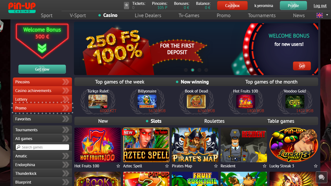 Pin Up Casino Official Site